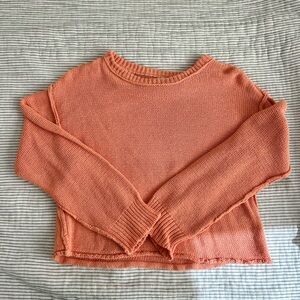 Coral Chunky Knit Sweater